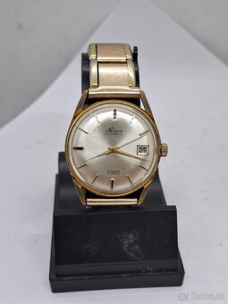 Predám funkčné náramkové hodinky LECA Automatic 25 jewels sw - 9