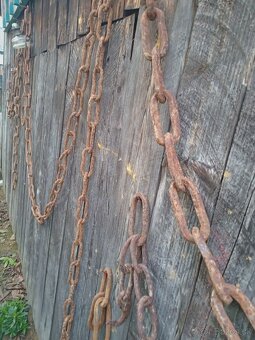 Reťaz.paklice.kluce.smalt nádoby - 9