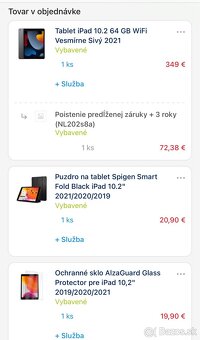 iPad 10.2 64 GB WiFi Vesmírne Sivý 2021 + pero + obal - 9
