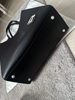 KABELKA KARL LAGERFELD K/IKONIK 2.0 LEATHER TOTE BLACK - 9