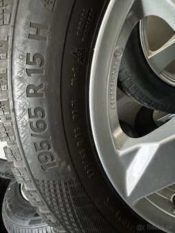 5x112 R15 6J ET43 Rial Kodiak + 195/65 R15 zimné Continental - 9