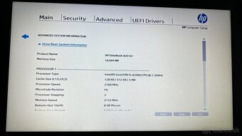 predaj ELITEBook 820 G3 B - 9