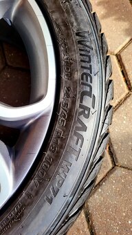 alu R18 5x112 bicolor, orig. Mercedes E, zimné pneu 245/45 - 9