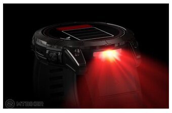 Garmin fenix 7X Pro Sapphire Solar hodinky, Carbon Gray DLC - 9