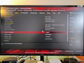 ROX STRIX B550-F GAMING + RYZEN 7 5800X + 32GB DDR4-3600 - 9