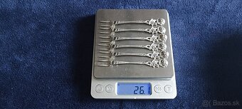 Investičné Striebro–miska+vidličky na olivy–Nemecko-162,4g - 9