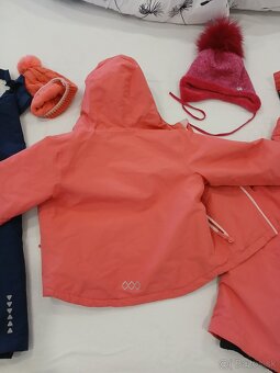 Zimná bunda a otepľovačky pre dievča 98/104 - 9