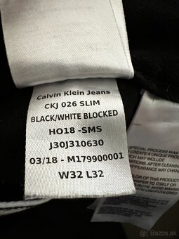 Pánske,kvalitné džínsy Calvin KLEIN - veľkosť - 32/32 - 9