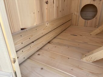 Nový veľký drevený kurín/kurník - perodrážka 20mm - Dovoz SR - 9