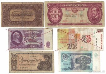 Zbierka bankoviek po 2 eura a 3eur - rôzne - 9