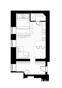 1-izbový byt v historickom dome Aurela Stodolu - 9
