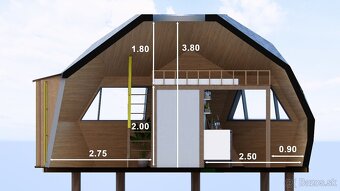 Geodom - montovaný drevodom - 9