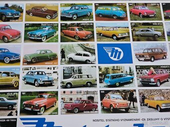 plakát mototechna motokov Volha škoda fiat tatra trabant VAZ - 9