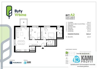Na predaj 3 izbový byt s balkónom v novostavbe v Piešťanoch  - 9