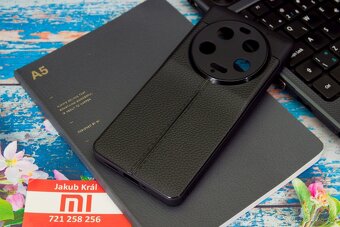 Puzdro s koženkovým vzorom pre Xiaomi / Redmi / Poco - 9