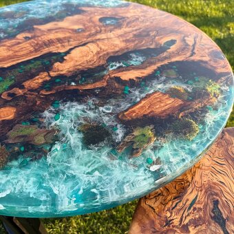 Epoxidový stôl , set konferenčných stolov , epoxidové stoly - 9