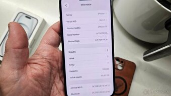Apple iPhone 15 tmavý 128GB - aj vymením - 9