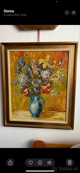 Obraz obrazy olejomaľba kvety kytica - 9