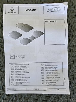 Gumené rohože Renault Megane 4 originálne - 9