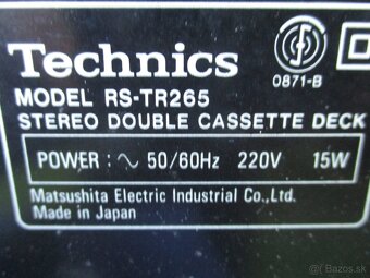 Technics RS-TR265 - 9