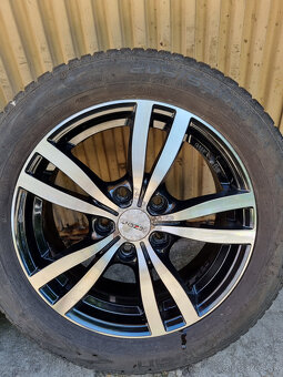 Alu disky Dezen 5x114,3 6,5Jx16 H2 + zimné pneu 205/55 R16 - 9