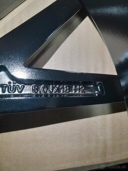 Alu disky R18 5x112 Et30 8J MAM RS4 BP škoda Seat Audi Vw - 9