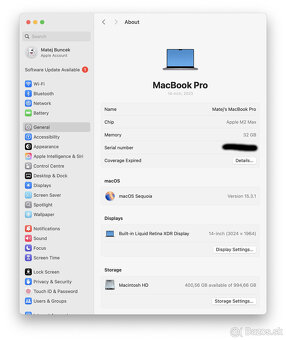Predam Apple Macbook Pro 14" M2 Max, 1TB HDD, 32GB Ram - 9