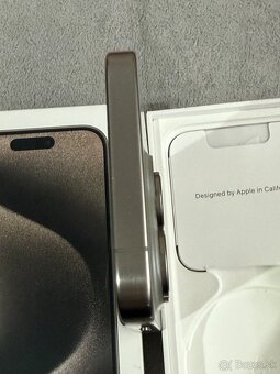 Predám Apple iPhone 15 PRO 256GB Natural Titan bežné známky - 9