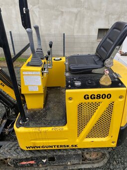 Predám minibager Günter Grossman GG800 - 9