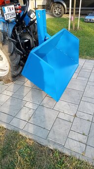 Transportný box manuálne sklápateľný za malotraktor - 9