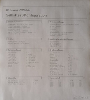 Č/b laserová tlačiareň HP LaserJet P2015dn USB/LAN - 9