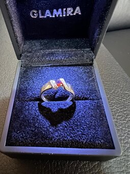 Zlatý dámsky prsteň - prstienky - 9