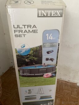 Intex Bazén 427x107 m, kartušová filtrácia + príslušenstvo - 9