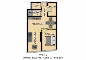2 izbový byt v projekte Byty na skok, Bratislava -Ružinov - 9