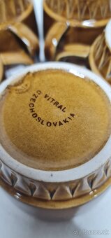 Čajová súprava KERA VITRAL Czechoslovakia ✨️ - 9