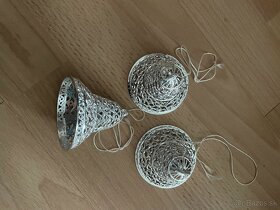 Retro vianočné ozdoby a špic na stromček - 9