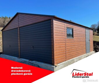 Výroba plechových garáží – doprava a montáž ZDARMA - 9
