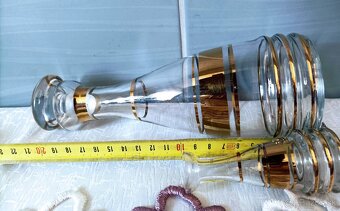 Retro sklenené karafy - 9