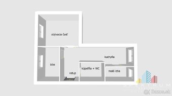 Exkluzívne na predaj pekný 2,5 izbový byt v Bánovciach n/B- - 9