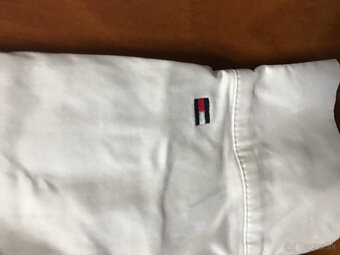 TOMMY HILFIGER originál snehobiela damska bluzka S/M - 9