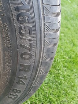 Predám letnú sadu 165/70 R14 - 9