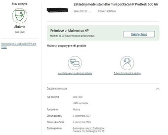 HP ProDesk 600 G6 Mini HTPC - záruka 03/ 2027+DVDRW mechani - 9