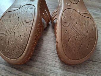 Dvakrát obuté dámske šľapky Easy Street 40, Deichmann - 9