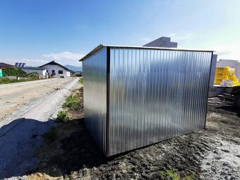 Stavebná búda,garaž plechová najlacnejšia v SR 2x3m - 9