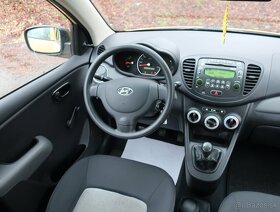 Hyundai i10 benzín 4-valec 2008, žltá pastelová - TOP PONUKA - 9