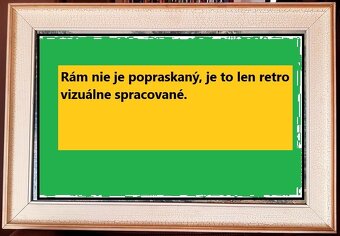 staré drevené rámy na obrazy - 9
