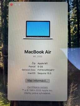Apple MacBook Air 13" M1 256 GB - strieborný - 9
