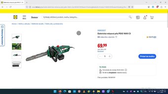 Elektrická reťazová píla 2200W a 1600W, Kuchynská váha - 9