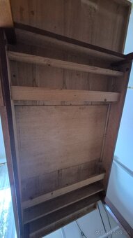 Stôl rozkladací drevenny socialisticka vyroba 80x130/180 - 9