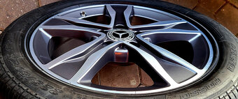 alu R17 5x112, bicolor, orig. Mercedes C + E (pneu 225/50) - 9